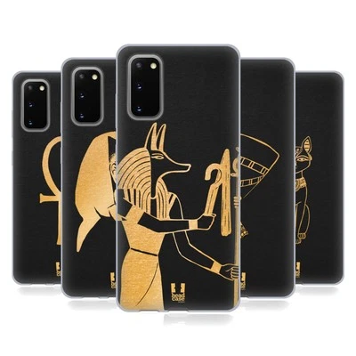 HEAD CASE DESIGNS ICONS EGYPT SOFT GEL CASE & WALLPAPER FOR SAMSUNG PHONES 1 - Image 1 of 4