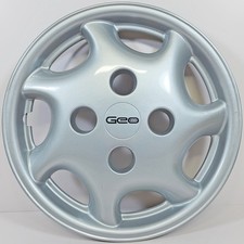 One 1995-1997 Geo Metro 13 Hubcap Wheel Cover Gm 30014211 One 1995-1997 Geo Metro 13 Hubcap Wheel Cover Gm 30014211