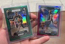 2 Cards- Cody Williams- 24 Panini Prizm Draft Picks Green and Topps Chrome Pink