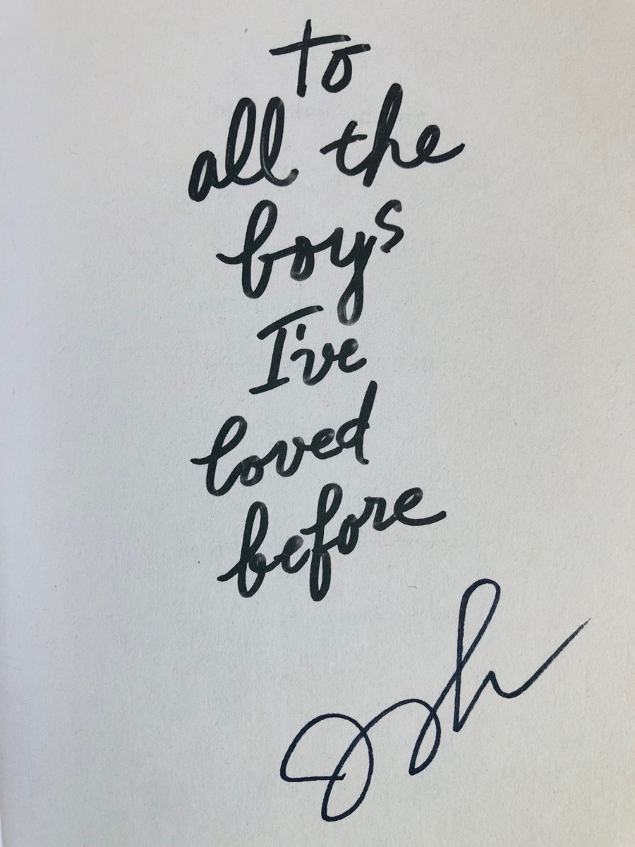 Signed to All The Boys I've Loved Before by Jenny Han Paperback