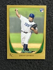 JEREMY JEFFRESS 2011 Bowman #195 Gold Parallel Rookie Card (Buy 10 get 10 Free)