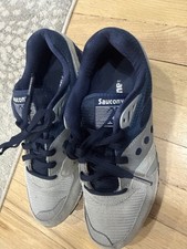 Saucony Shadow 6000 Men's Size 9.5 Grey Navy Suede Retro Sneakers 70120-2