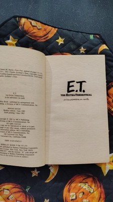 洋書 E.T. Et The extra terrestrial vintage PB book 1982 William Kotzwinkle
