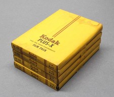 Kodak Plus-X 4 B&amp;W 4X5 Film Packs PX-523 48 Total Sheets EXPIRED 1947