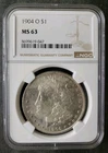 1904 O $1 Morgan Silver Dollar NGC MS63