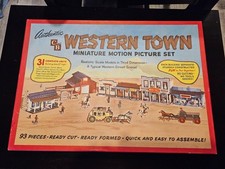 C B Western Town Miniature Motion Picture Set Unused