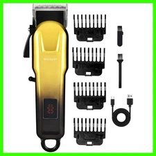 Professional Hair Clippers for Men, Cordless Barber Clippers and Trimmer Set
