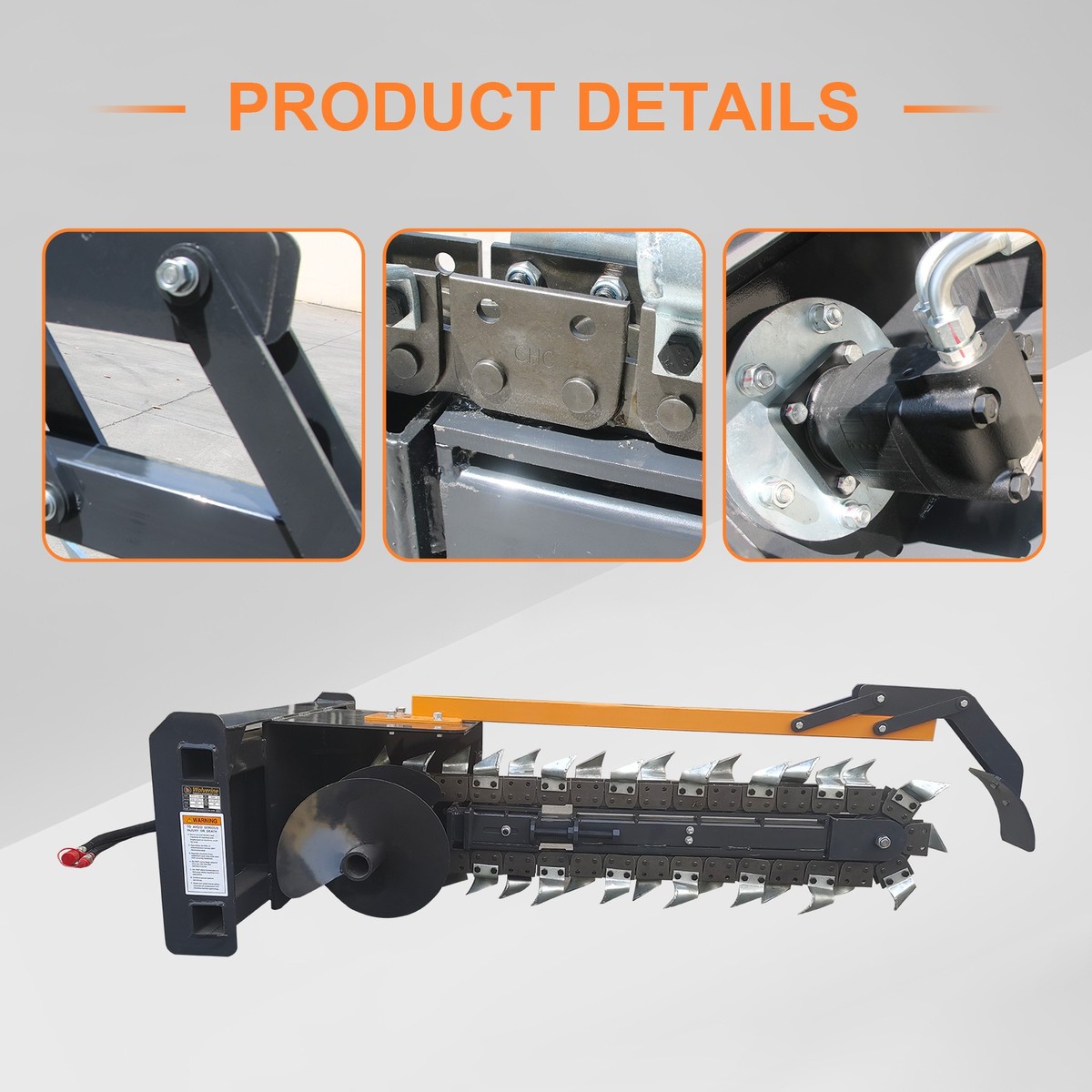 Wolverine trenchertrencher digger machine cable trencher tool 48