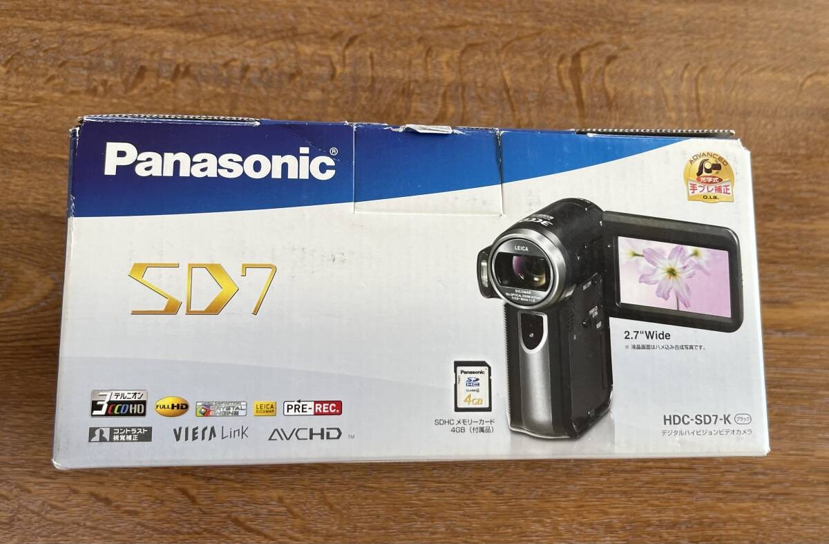 パナソニック　HDC SD7-K ブラック パナソニック HDC SD7-K ブラック 【公式通販】