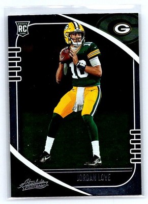 2020 Panini Absolute #162 Jordan Love RC Rookie Retail Green Bay Packers bx7E