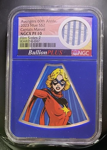 2023 Niue Captain Marvel NGC PF10 BullionPlus Film Series 2