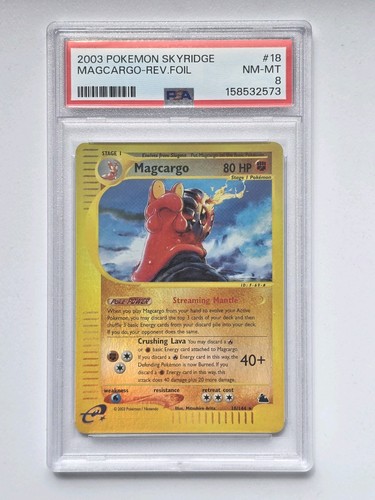 Magcargo graded PSA 8 for sale on eBay
