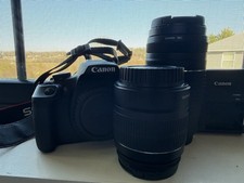 Canon EOS Rebel T7 24.1MP Digital Camera - Black Kit with 18-55mm and 75-300mm