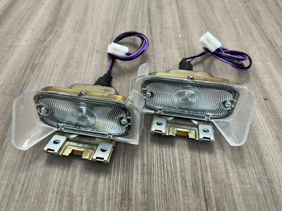 1965 Pontiac GTO Lemans Tempest Clear Front Turn Signal Light  Assemblies