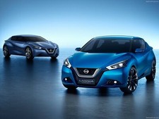 Cars nissan lannia concept 2014 1e Desk Mat Stitched