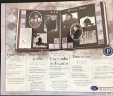 2004, Creative Memories, 10 x12 Frosty Prints, Photo Mounting Paper Pack NIP
