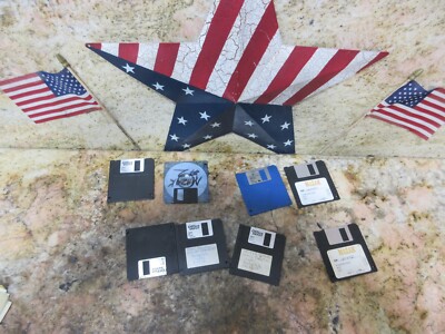 06 MAZAK QTN-250 CNC LATHE FLOPPY DISK SET DISKETTE SOFTWARE PARAMETER LOT OF 8
