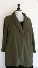 Plus Size We Be Bop Classy Olive Jacket Fleece 2x