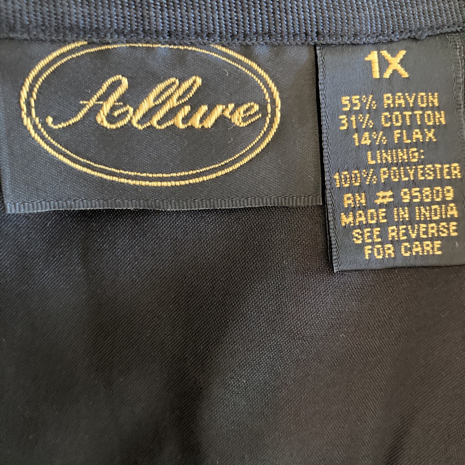 Allure Patchwork Embroidered Lined Jacket 1X - image 10