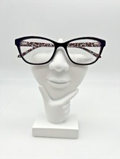 Lulu Guinness L213 Designer Eyeglasses Frames 56-17-140 Color Purple Glasses