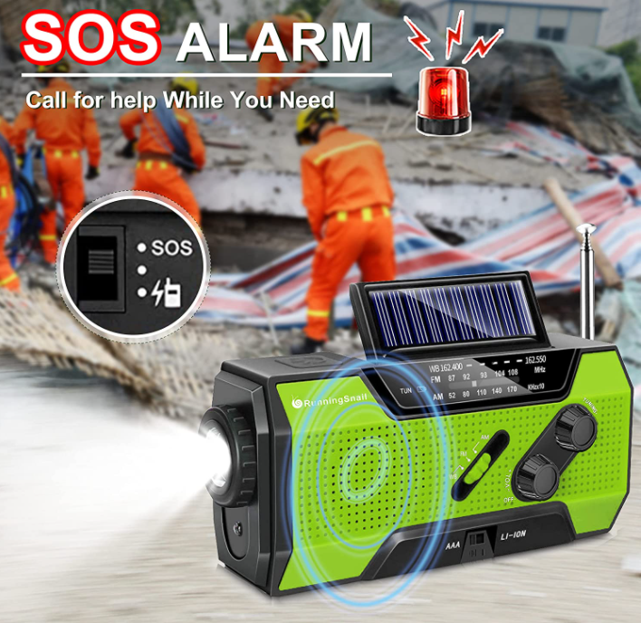 RunningSnail Emergency Hand Crank Radio With LED Netherlands