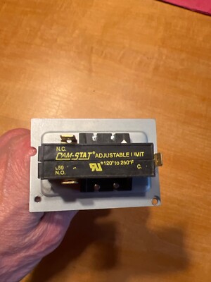 Cam-Stat Limit Control L59-7B-A Adjustable Range 150 to 250 F - 7  length