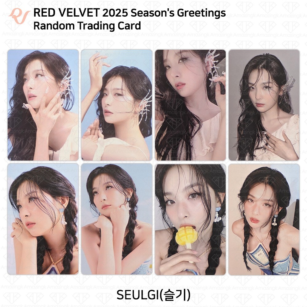 Red Velvet 2025 Season's Greetings Random Trading Card Concept