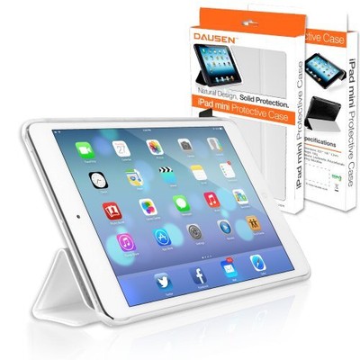 Dausen TR-RI929WT Stylish White Slim Case for iPad Mini or iPad Mini with