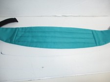 Vintage Turquoise/ Teal/ Aqua Cummerbund Belt Men  Women Multi Belt 36-40"