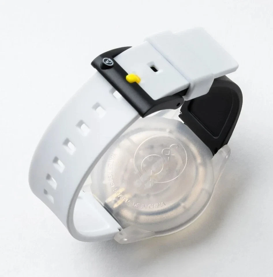 Q&Q Smile Solar Eco Friendly Watch Black White 5 Bar Water Resistant NEW Gift - image 3 of 4