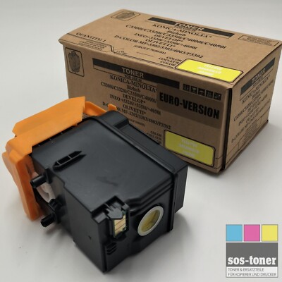 Toner Yellow für Konica-Minolta bizhub C3320i, C3321i, kompatibel zu TNP80Y