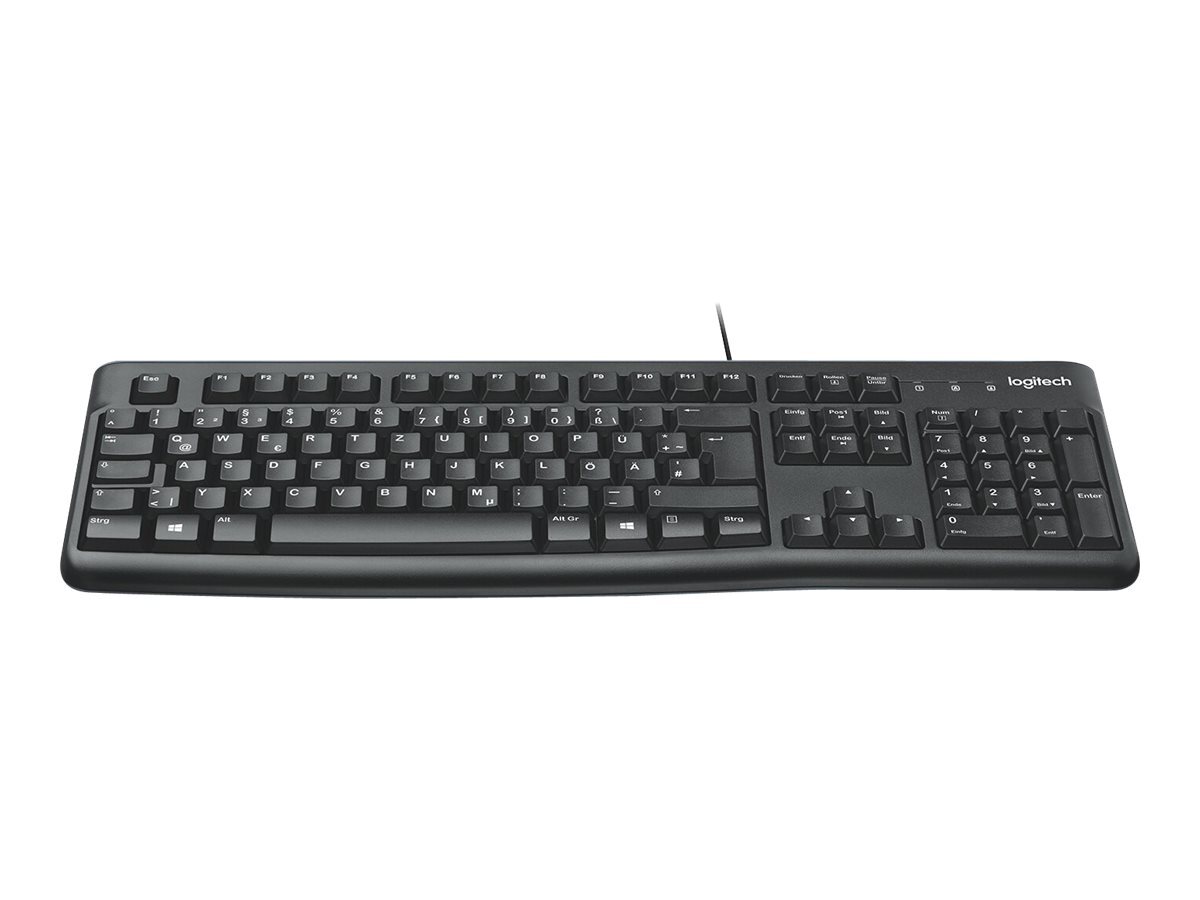 Logitech K120 Corded Keyboard Full-size (100%) Cablato USB 920-002482