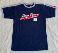 Vintage 1990s JNCO Jeans 85 Graphic T-Shirt Navy Blue Size Large Made In USA
