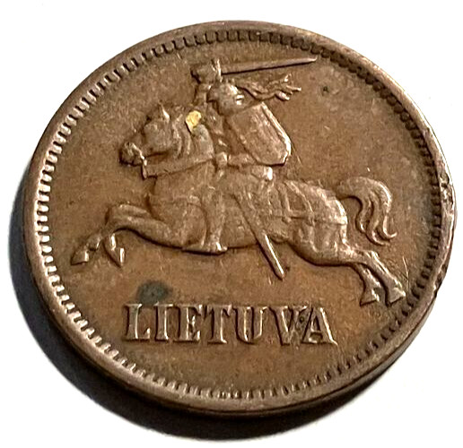 elf Lithuania 5 Centai 1936 Knight Horse 020