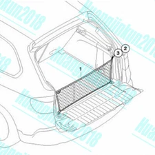 Envelope Style Trunk Cargo Net for KIA SORENTO 2014 15 16 2017 2018 ALL NEW