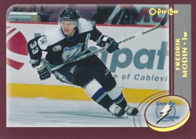 2002-03 O-Pee-Chee Gold Foil #189 FREDRIK MODIN - Tampa Bay Lightning