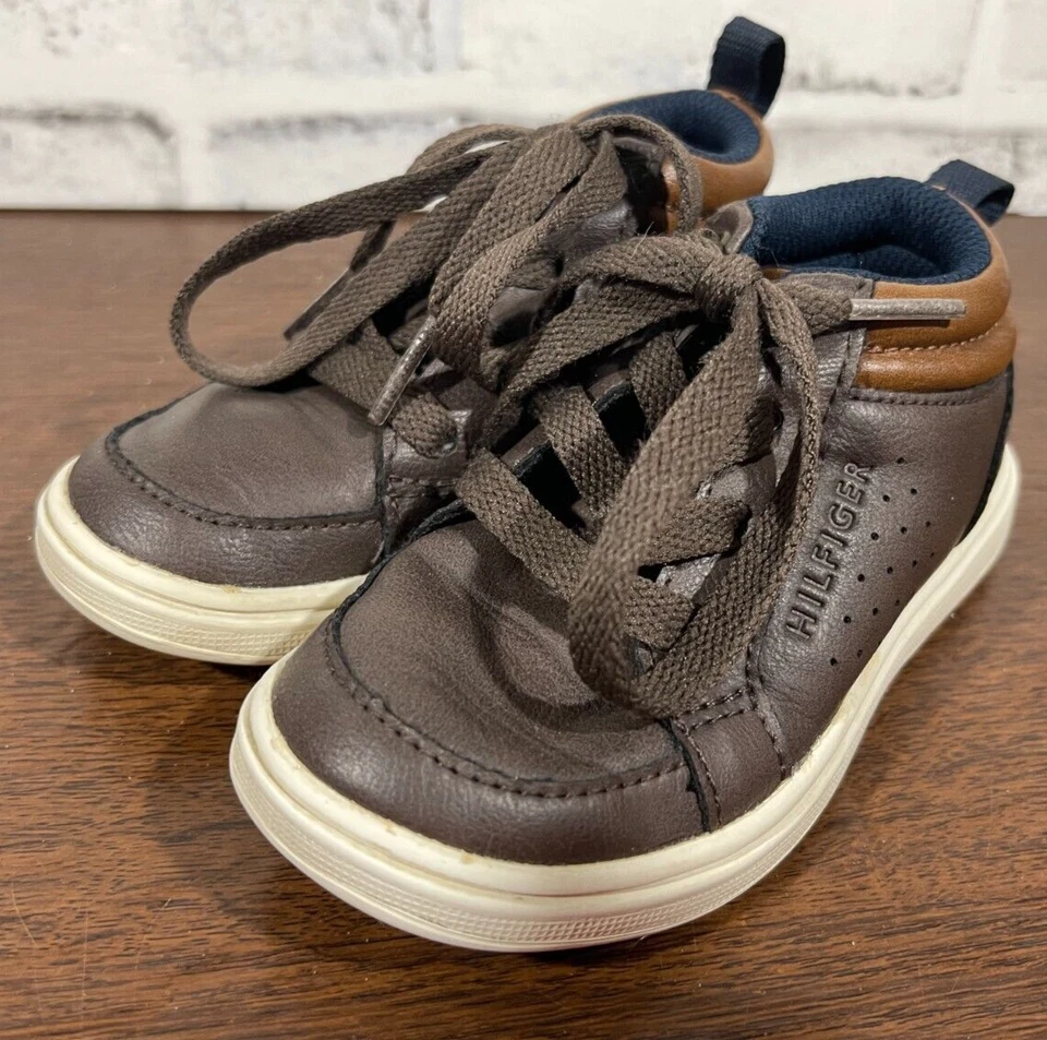 Tommy Hilfiger Zapatos de Bebé - Marrón - Talla - Con Cordones Foto 3 de 4