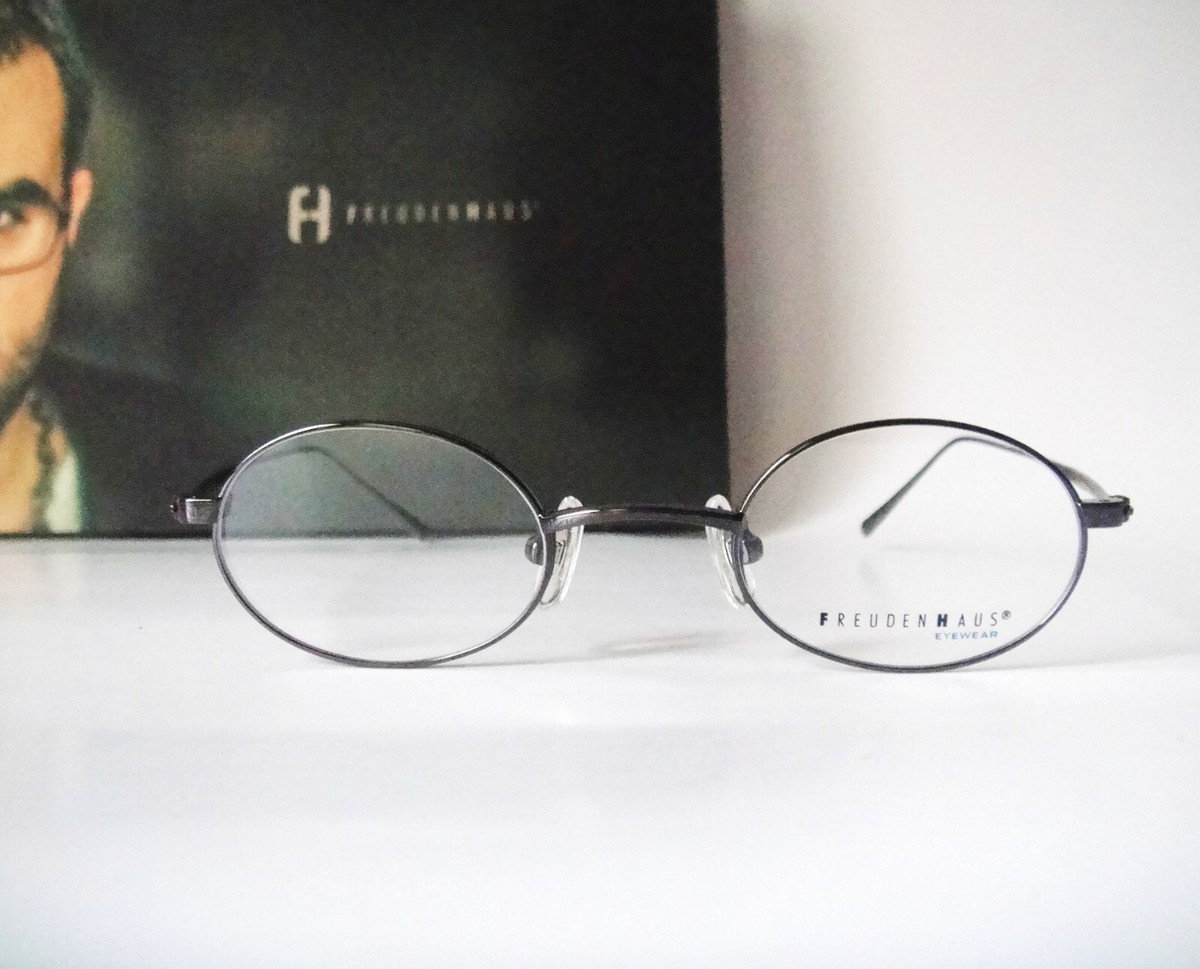 Freudenhaus 38-18 130 XS Small Poe Japan Gunmetal Eyeglasses