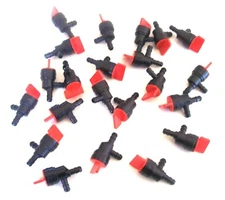 25 GOLIATH INDUSTRIAL 1/4" ANGLED IN LINE FUEL PETCOCK SHUT OFF SWITCH GAS FS14A