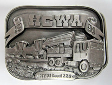 1991 HCWA Union Buckle, Hesston Corporation Workers Association, Truck Driver