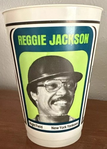 Vintage 1978 Reggie Jackson “Mister October” New York Yankees 7-11 Slurpee Cup