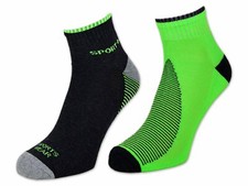 4 | 6 | 12 Paar Sneaker Socken Herren Damen Sport Socken mit Frotteesohle NEON