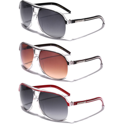 Lot of 3 Retro Sunglasses Clear Men Women Vintage Fashion Pilot Eyewear New