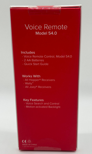 Genuine OEM Dish Network 54.0 Voice Remote Control For Hooper, Joey, Wally NEW - Picture 2 of 8