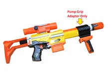 Barrel Pump Grip Adapter With Picatinny Rails ONLY For Alpha Trooper Any Color