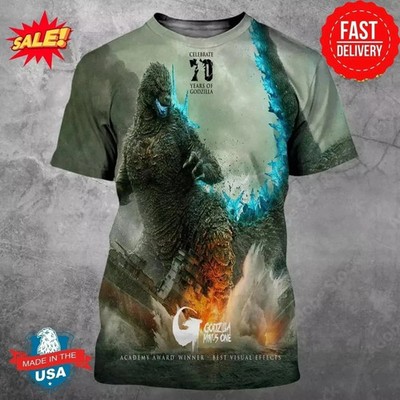 Godzilla Minus One Re-Release 3D T Shirt Unisex Full Size Tee