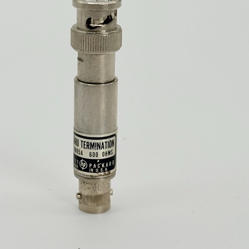 Hewlett Packard HP 11095A 600 Ohm Feed Thru Termination KEYSIGHT INSTRUMENTATION