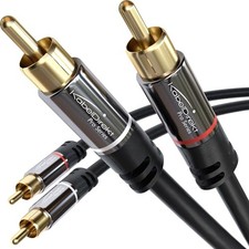 RCA Stereo Audio Cable Breakproof Design for Home Theater