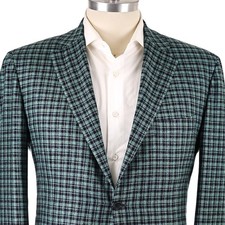 NEW 10,495 Kiton Custom Emerald Green Cashmere/Silk 2B Men's Sport Coat US 46L