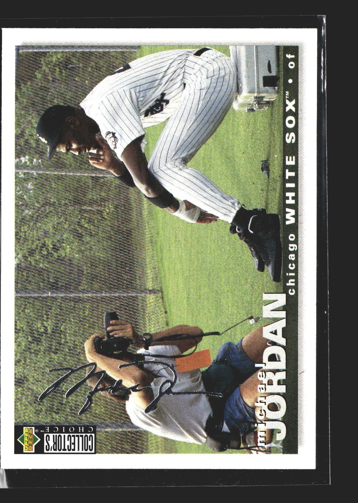 1995 Upper Deck Collectors Choice Michael Jordan #500 Silver Foil Signature